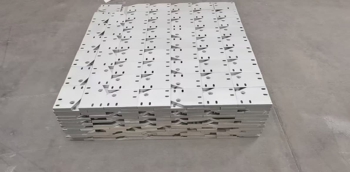 Mass-produced bent brackets
