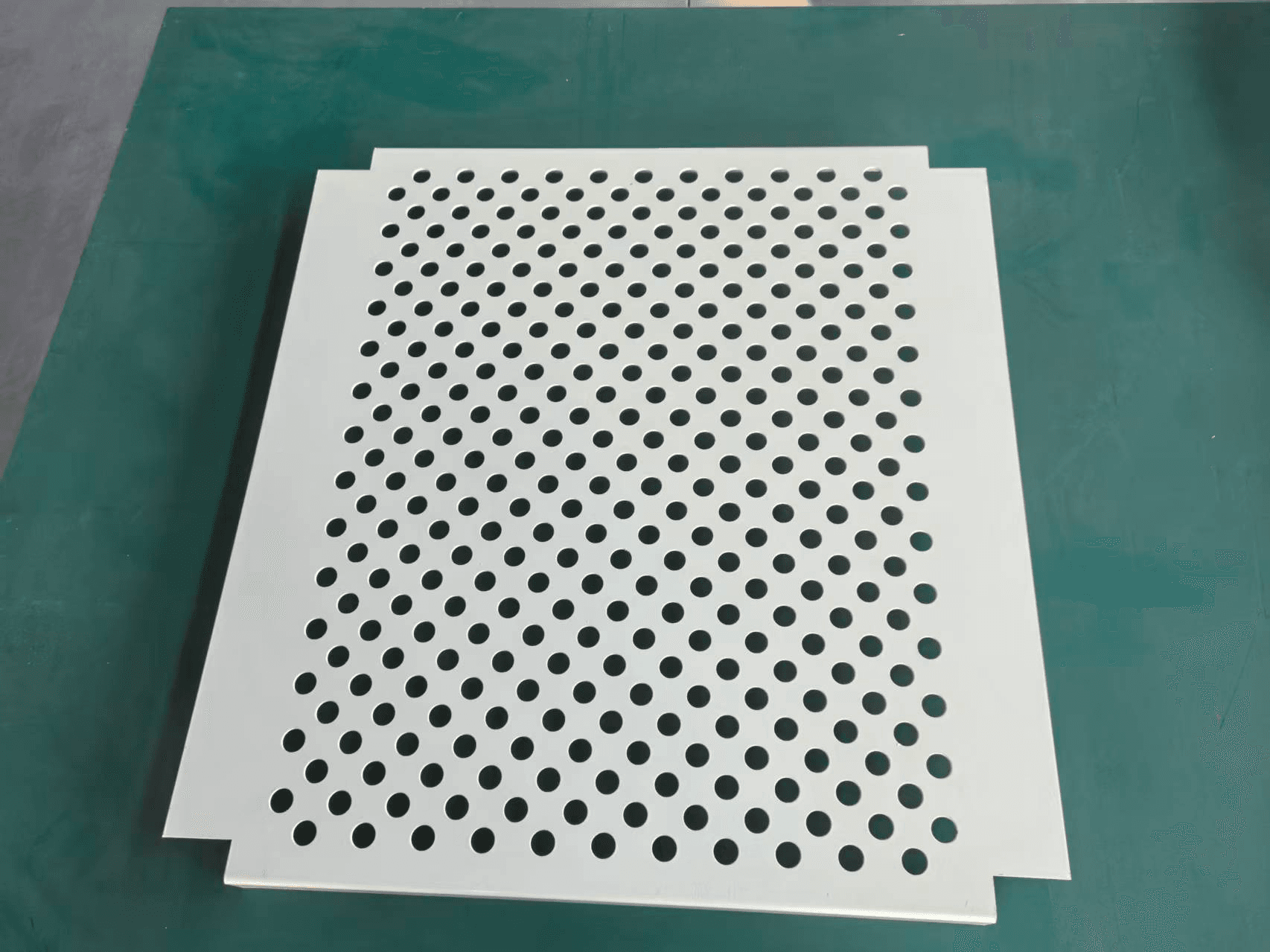 Square perforated panel