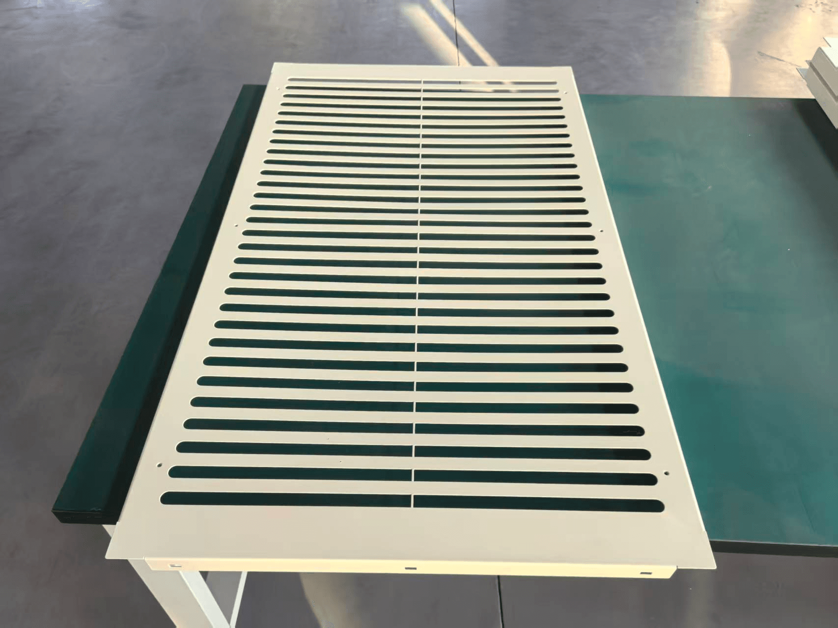 Slotted ventilation panel